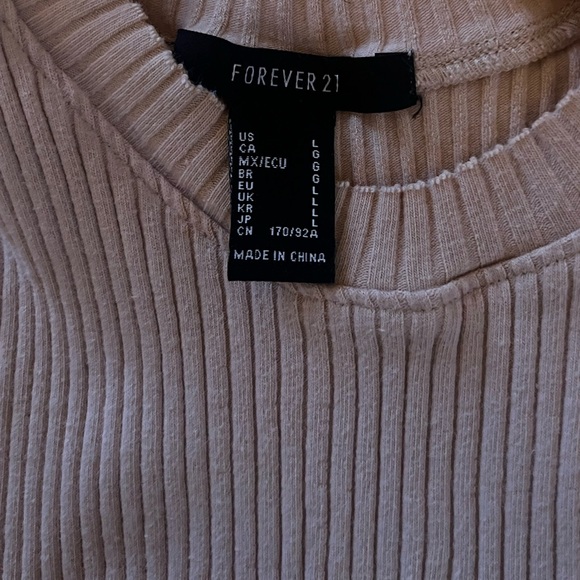 Tan ribbed top - Picture 2 of 2